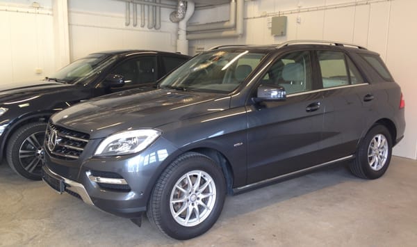 Mercedes ML hämtad i Tyskland av Importbil.se