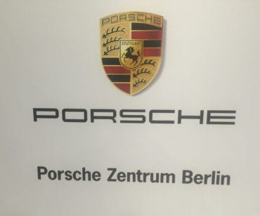 Importbil på besök på Porsche Zentrum Berlin