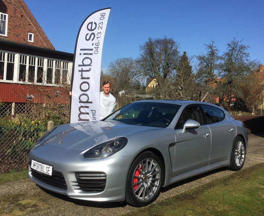 Importerad Porsche Panamera GTS från Tyskland
