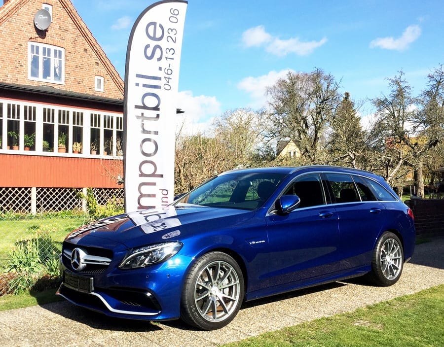 Importera från Tyskland Mercedes Benz C 63 AMG T 