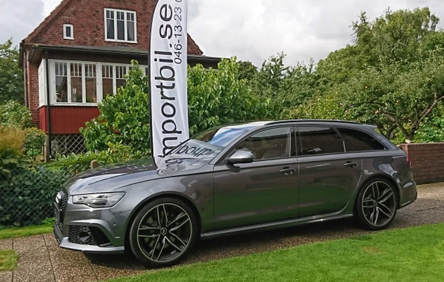 Tyskland import av en Audi RS6 Avant V8 på 560 hk