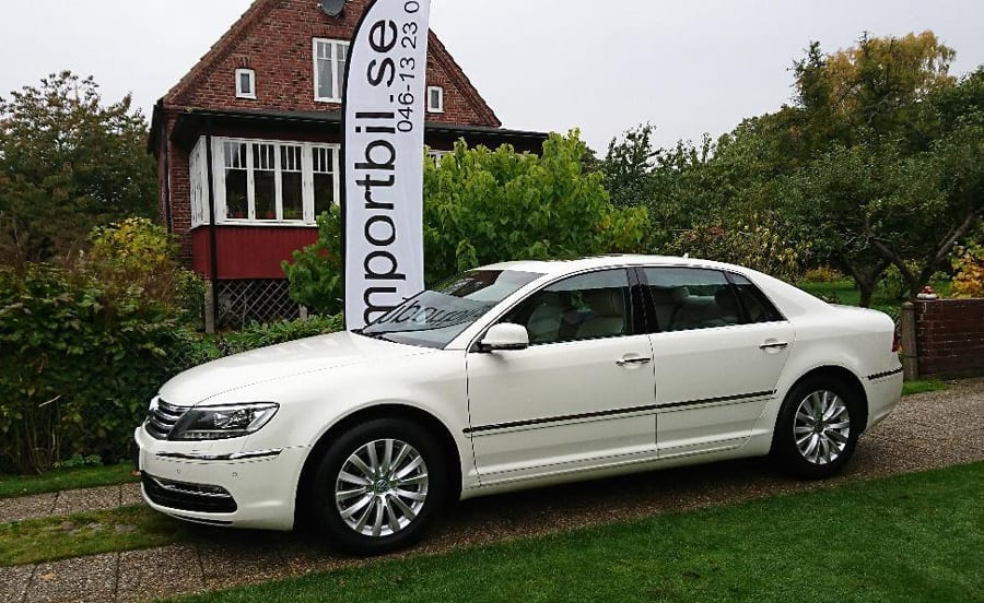 Tyskland import av en VW Phaeton Exclusive 3.0 TDI 4Motion Tiptronic 239 hk