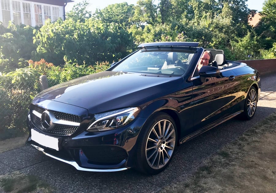 Importbil från Tyskland Mercedes C klass 400 cab 333 hk Tyskland import av Mercedes C klass 400 cab 333 hk