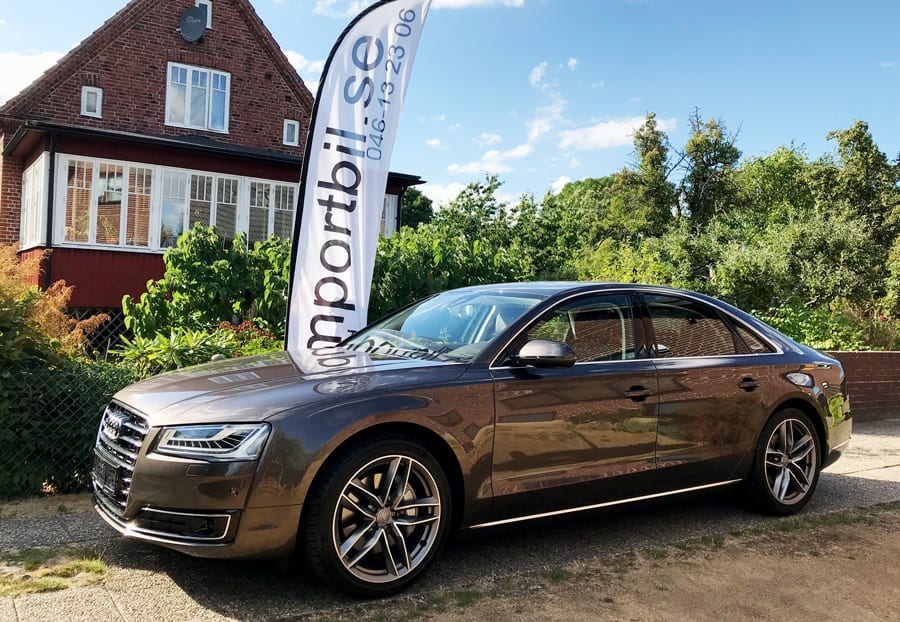 Tyskland import av en Audi A8 3,0 TDI quattro 262 hk och 580 NM. Importfordon av Audi A8 3,0 TDI quattro 262 hk och 580 NM.