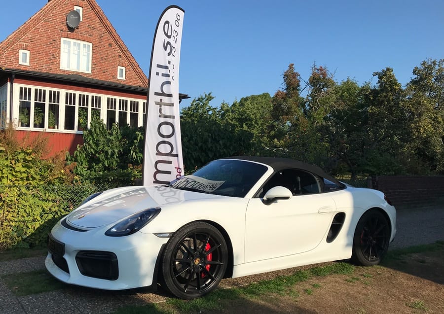 Tyskland import Porsche Boxster Spyder