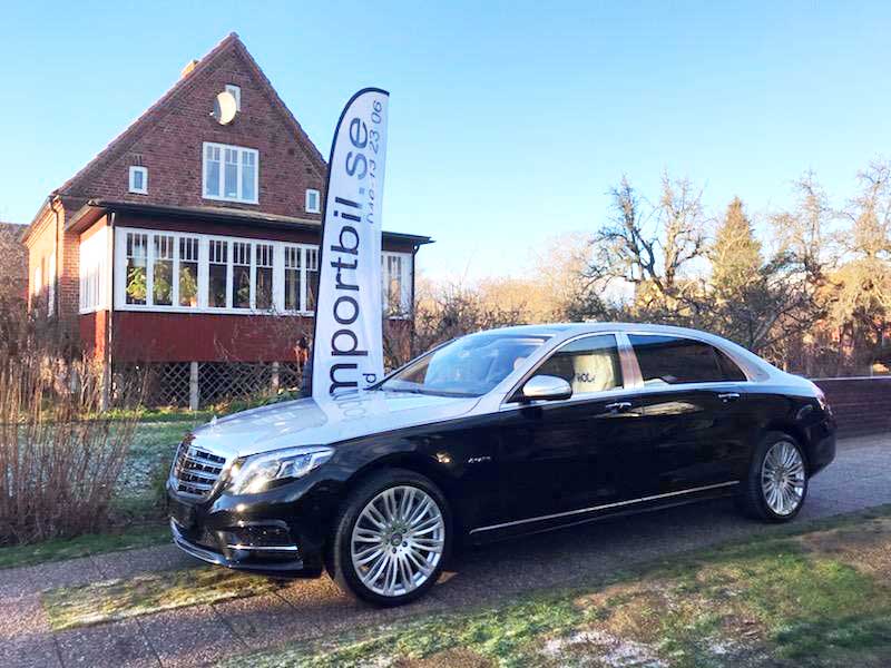 Tyskland import av en Maybach Mercedes S 500. importera bil