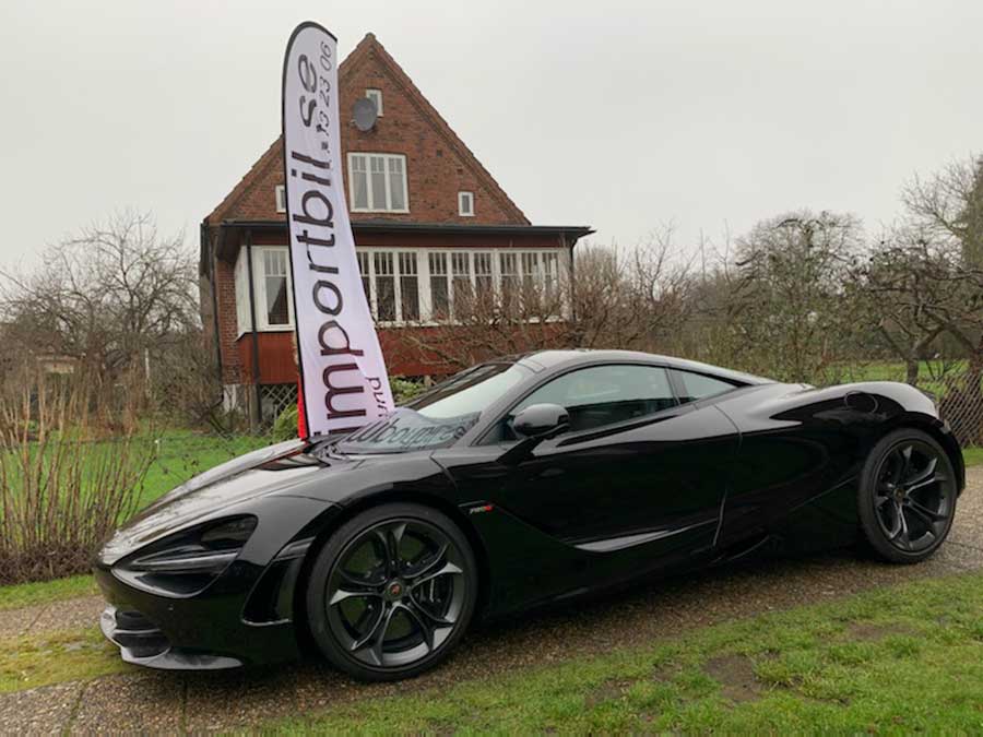 Tyskland import av en McLaren 720S Importerad McLaren 720S