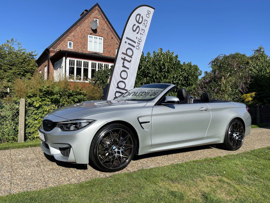 Tyskland import, BMW M4 competition cab, manuell, 450 hk Import från Tyskland