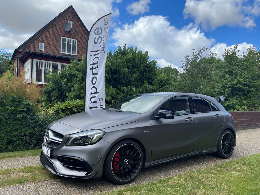 Tysk import av Mercedes A 45 AMG Importerad från Tyskland A45 AMG
