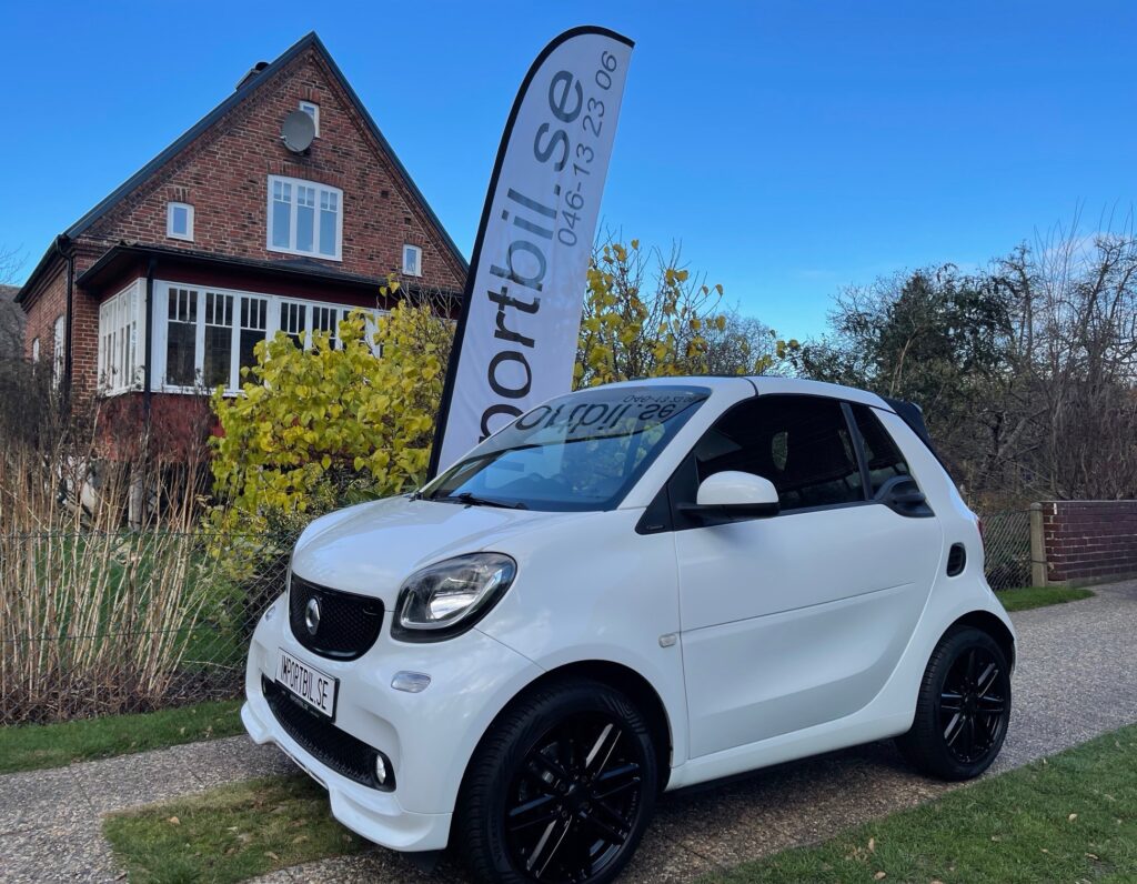Tyskland import av en Smart Brabus 121 hk