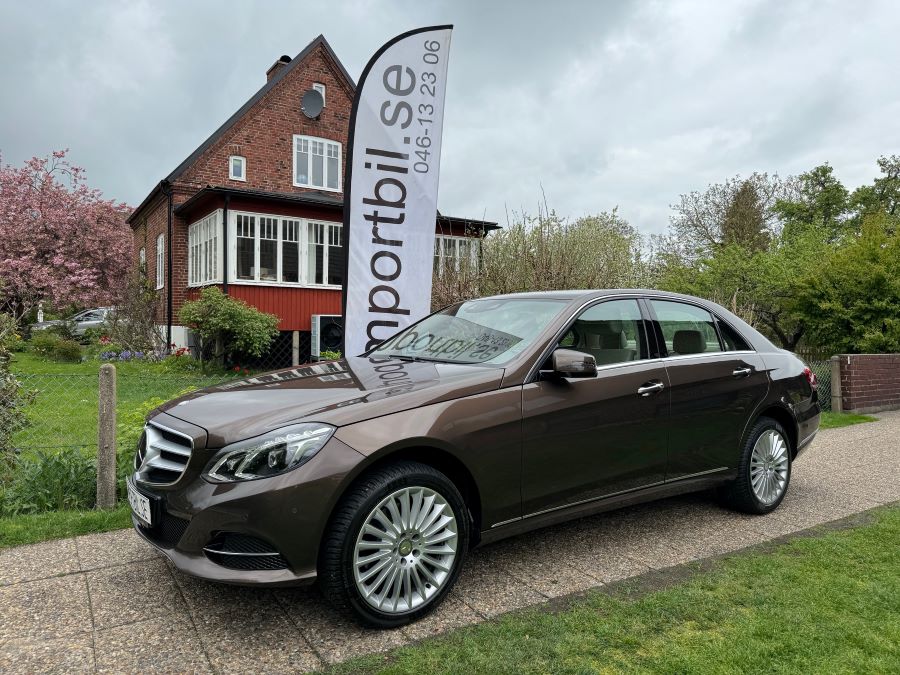 Importerad från Tyskland Tyskimport av en Mercedes E-klass